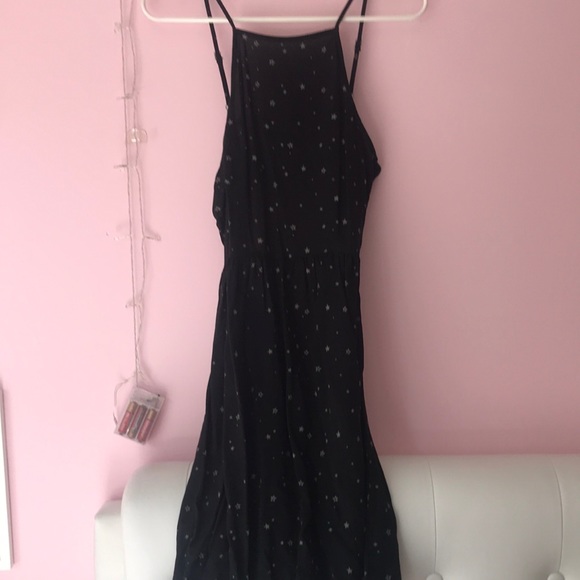 Hollister Dresses & Skirts - Hollister Black Dress with Star Detailing